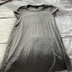 Gray T-shirt dress